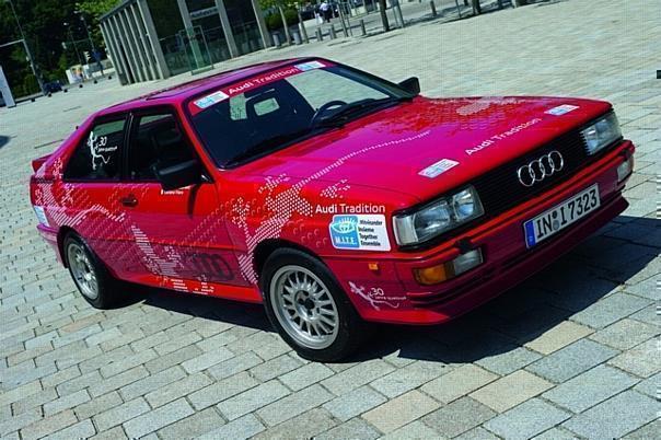 Donau Klassik 2010: Audi Tradition macht sich für das soziale Projekt M.I.T.E. stark.